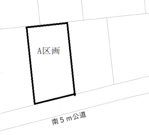 A区画の画像です
