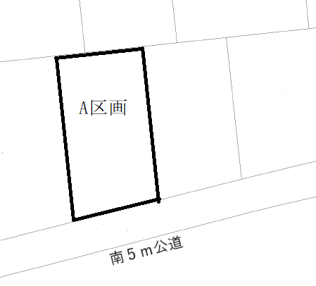 A区画の画像です